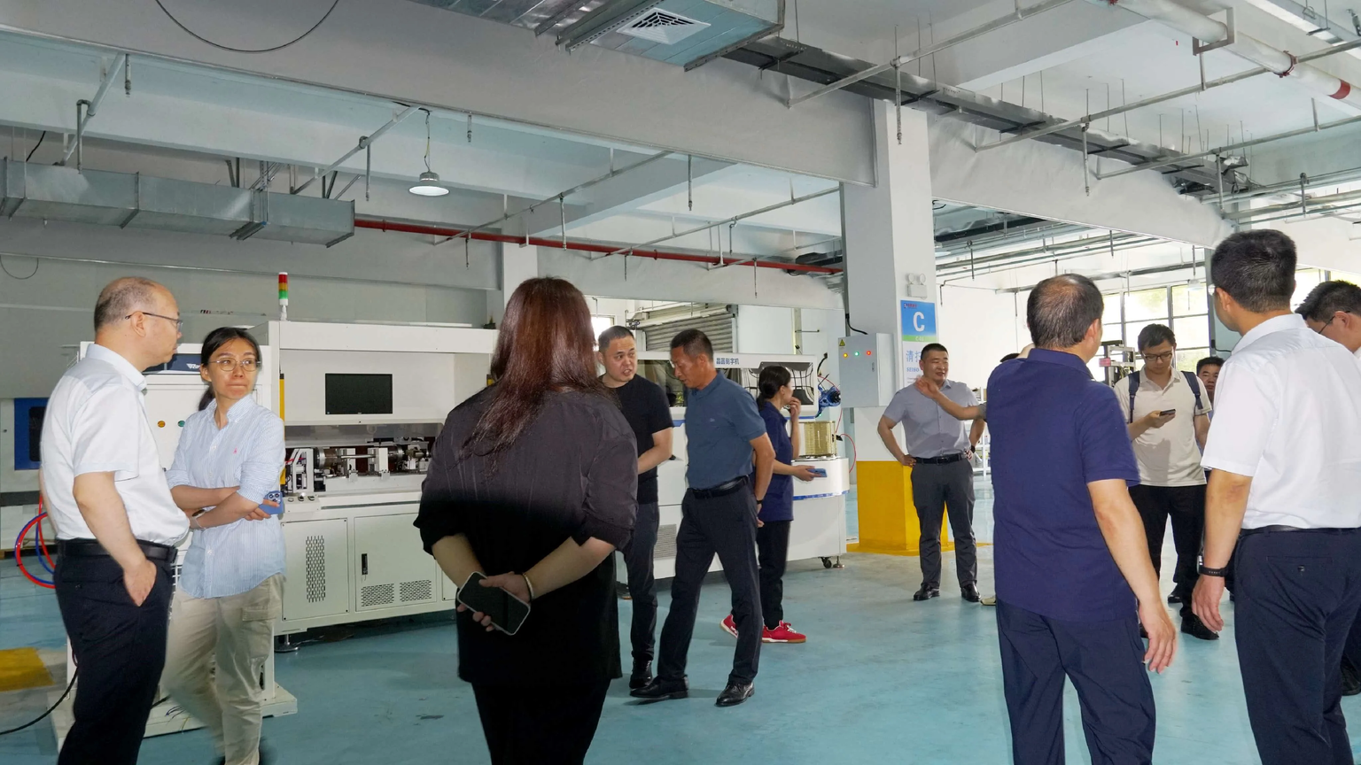 帝耐激光激光與雕刻分區排產的產線布局示意